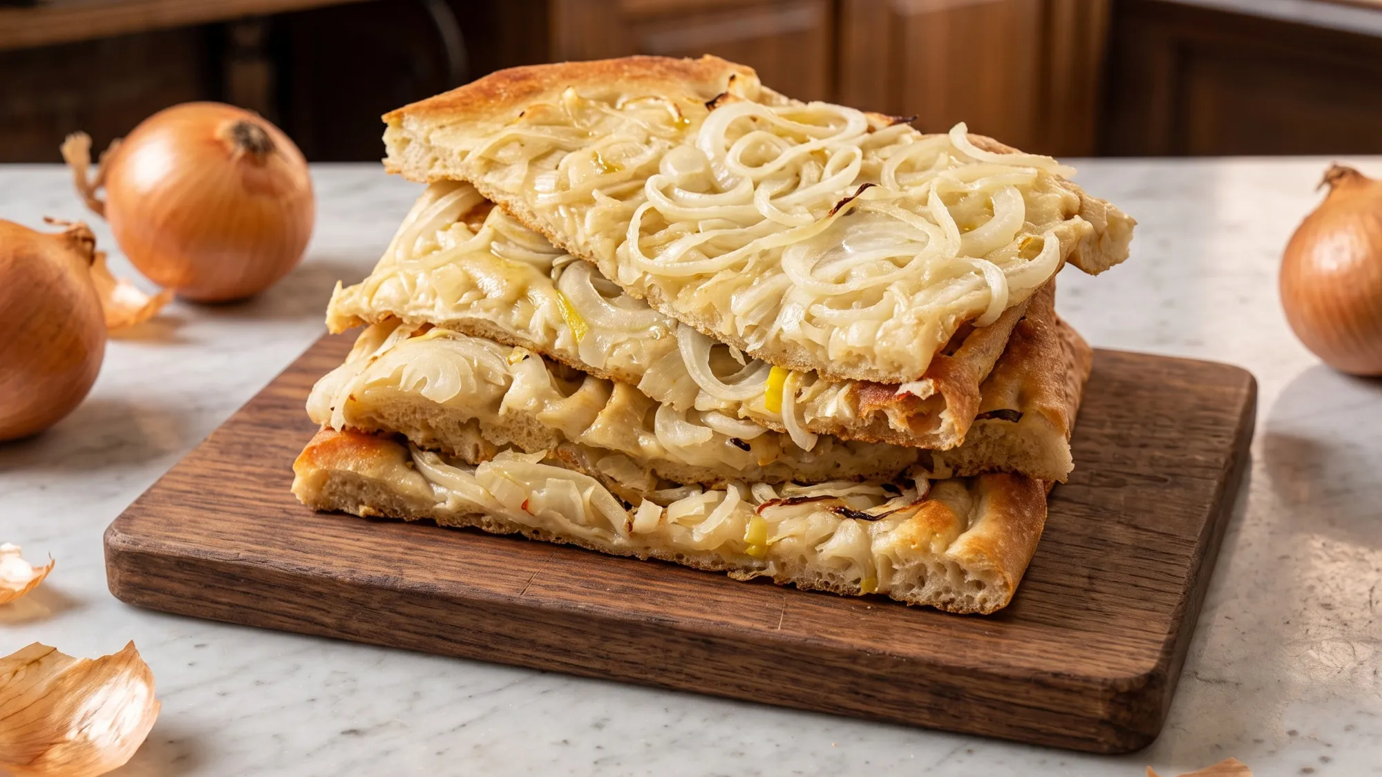 Focaccia Genovese con le Cipolle: Ricetta e Segreti