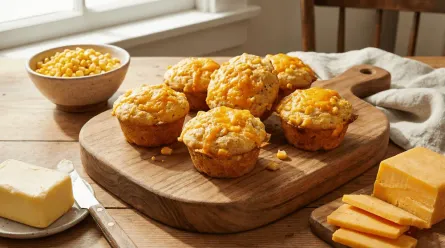 Muffin al Formaggio e Mais: Sofficità Rustica