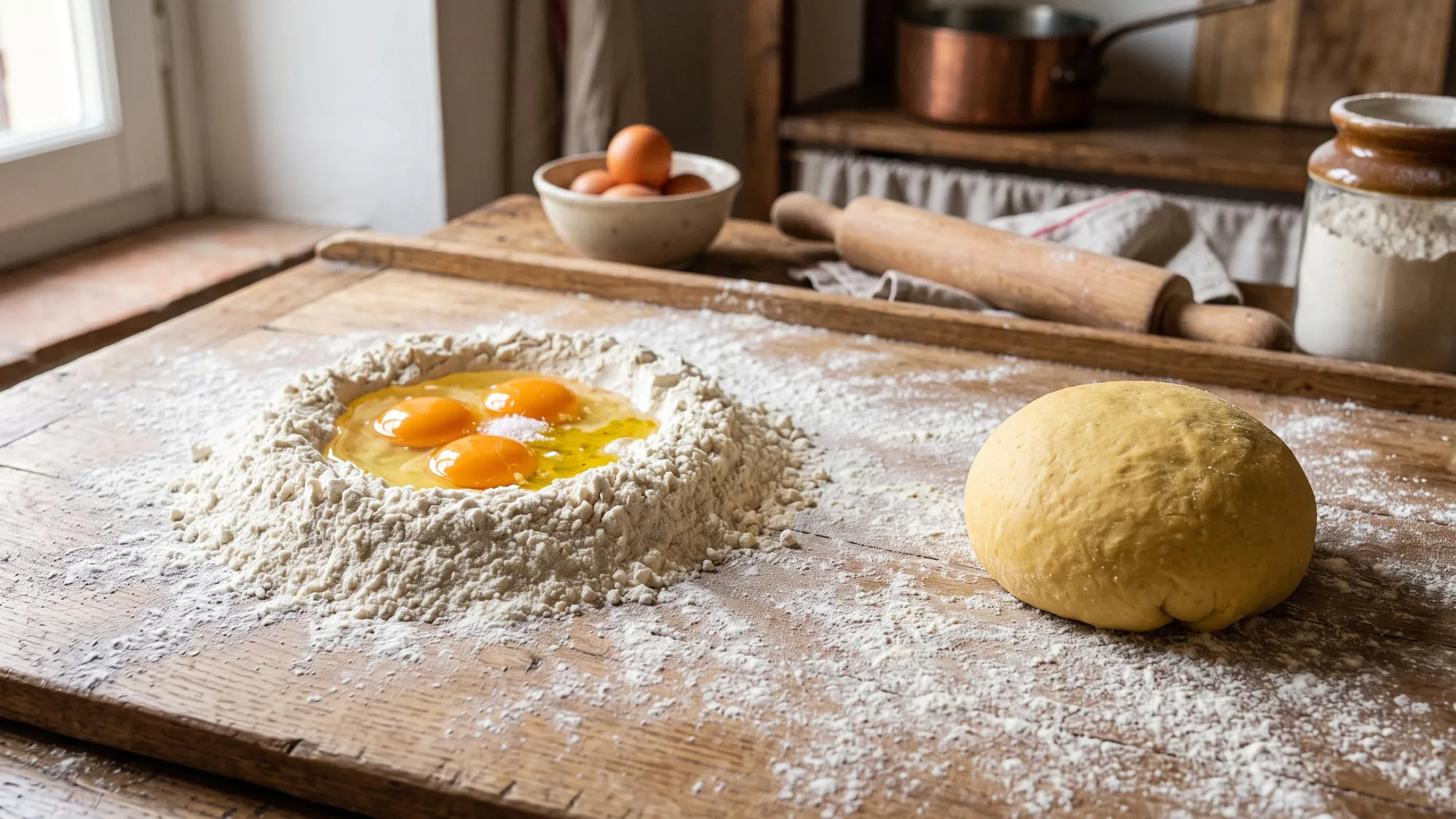 Pasta Fresca all'Uovo: Ricetta Tradizionale e Calcolo Dosi