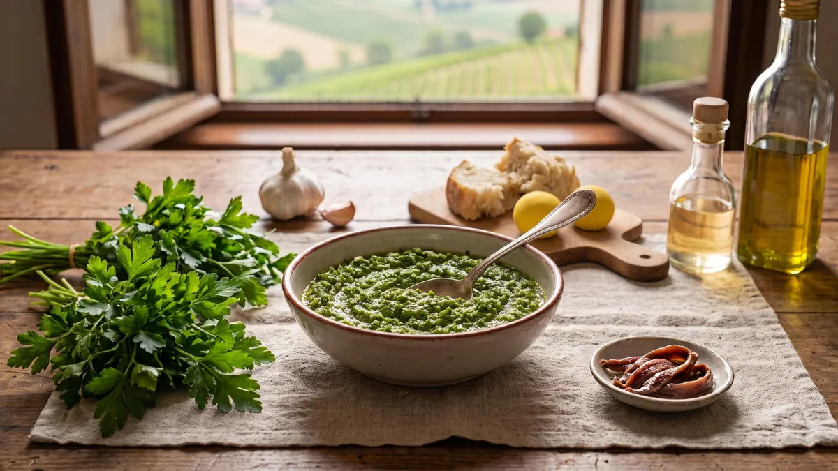 Salsa Verde Piemontese (Bagnet Verd): Ricetta Tradizionale e Dosi
